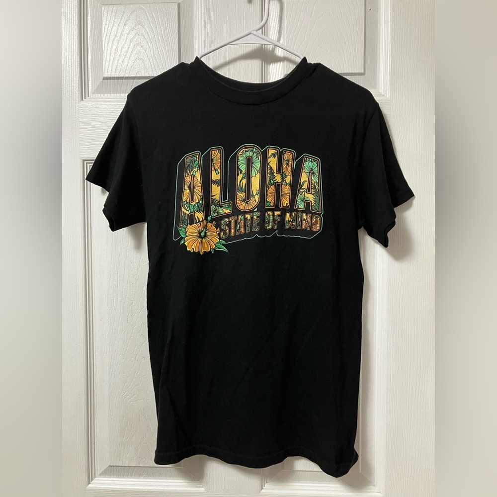 Aloha state of mind hawaiian tshirt from Oahu hawaii